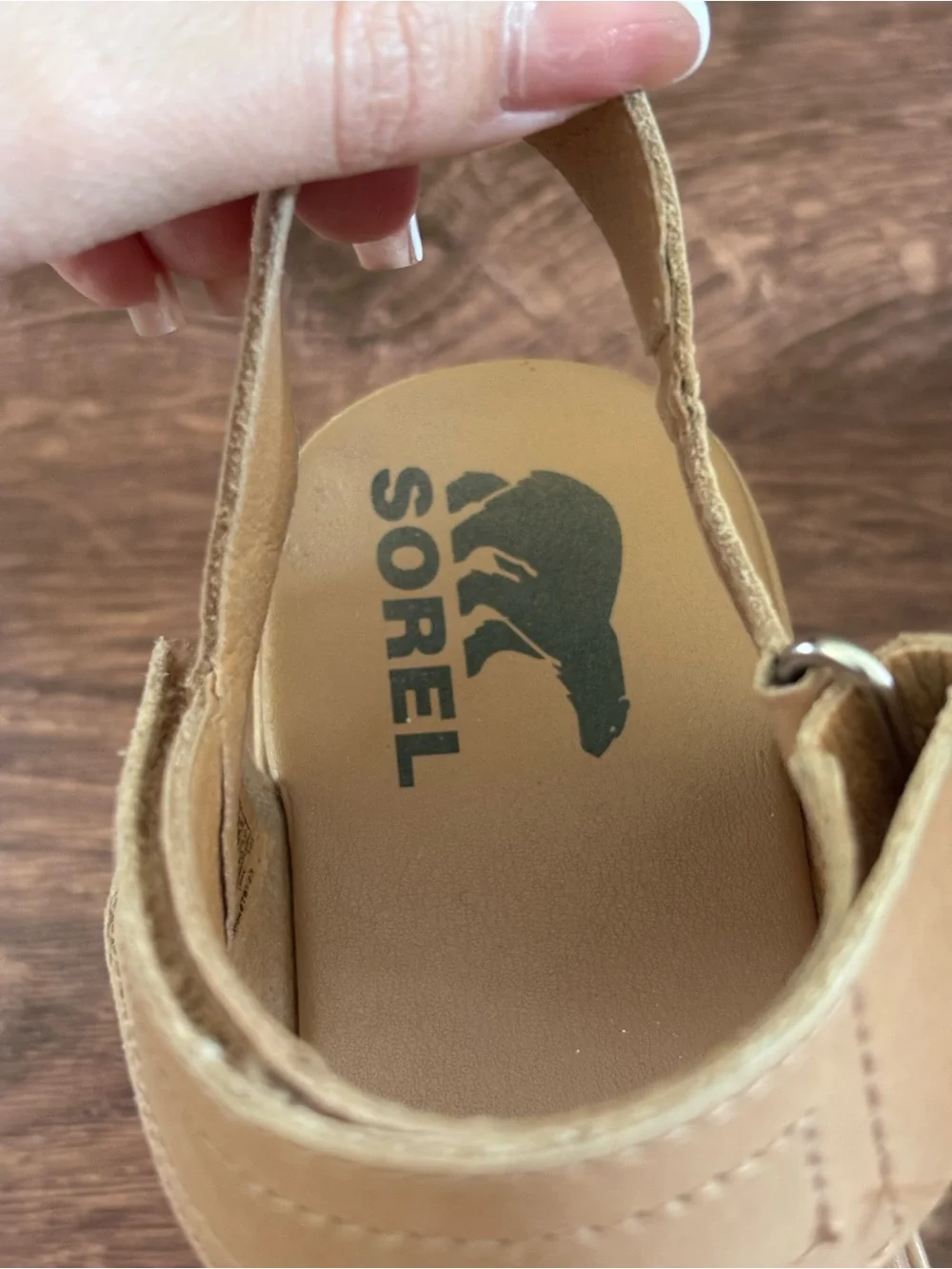 SOREL Flatform Platform Jute Tan Sandal Size 9.5